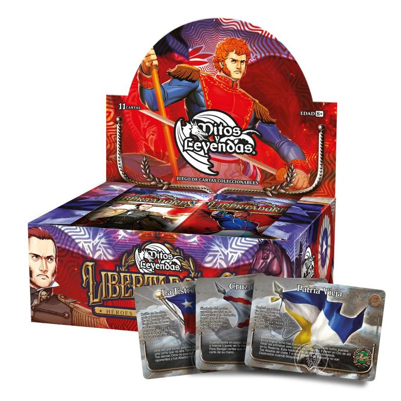 MITOS Y LEYENDAS - Display 24 Sobres Libertadores Imperio MyL