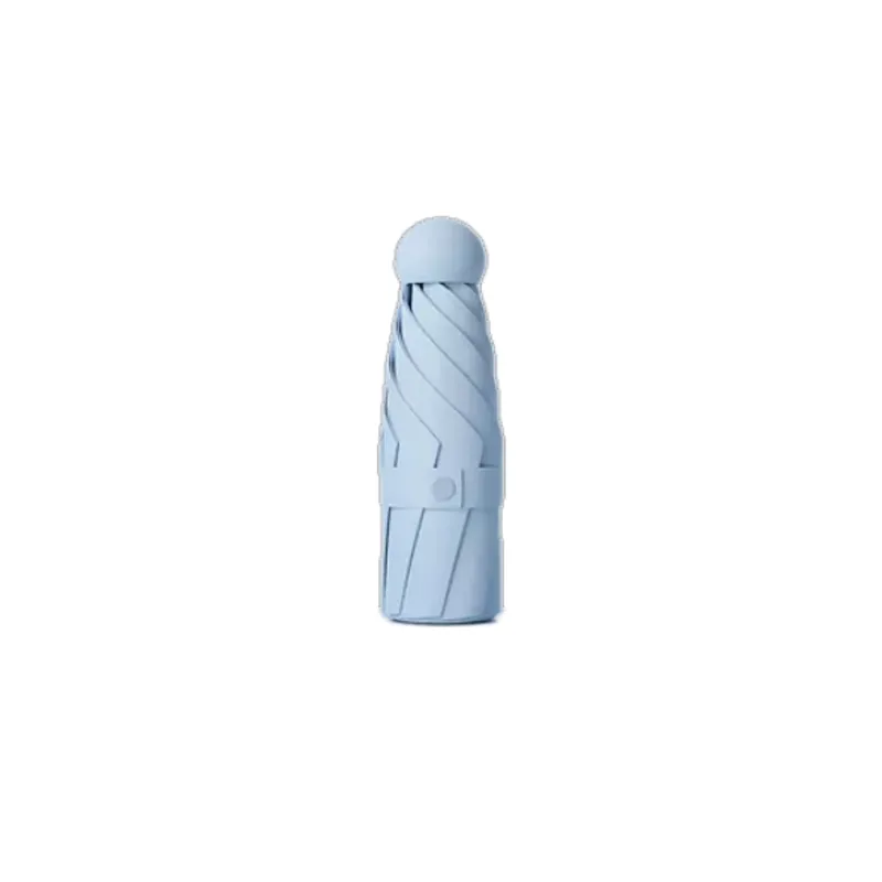 GENERICO - Rayos uv mini paragua bolsillo sombrilla plegable 8huesos az