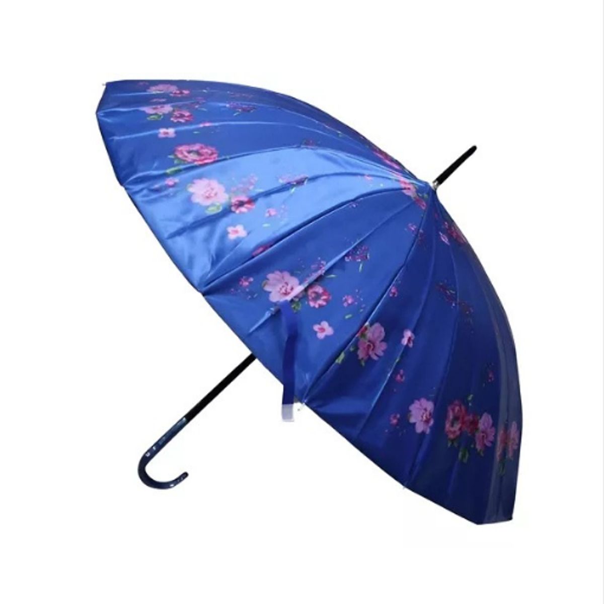 GENERICO - Paraguas plegable varillas automático azul