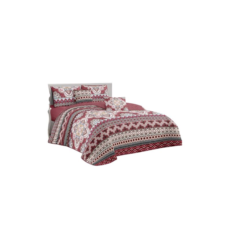 GENERICO - Cubrecama Quilt De Verano 2 Plazas Diseños Estampados Floral