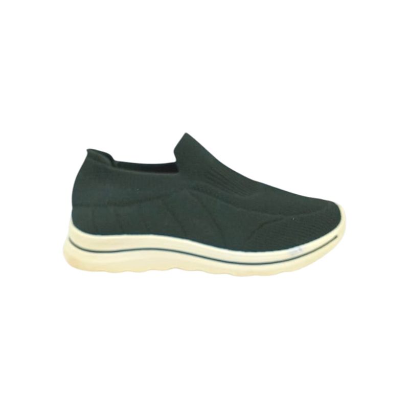 HERIEL - Zapatilla Negra Textil Mujer