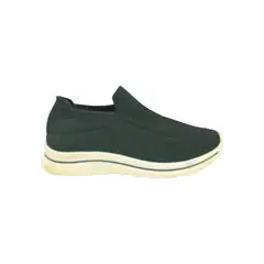 HERIEL - Zapatilla Negra Textil Mujer