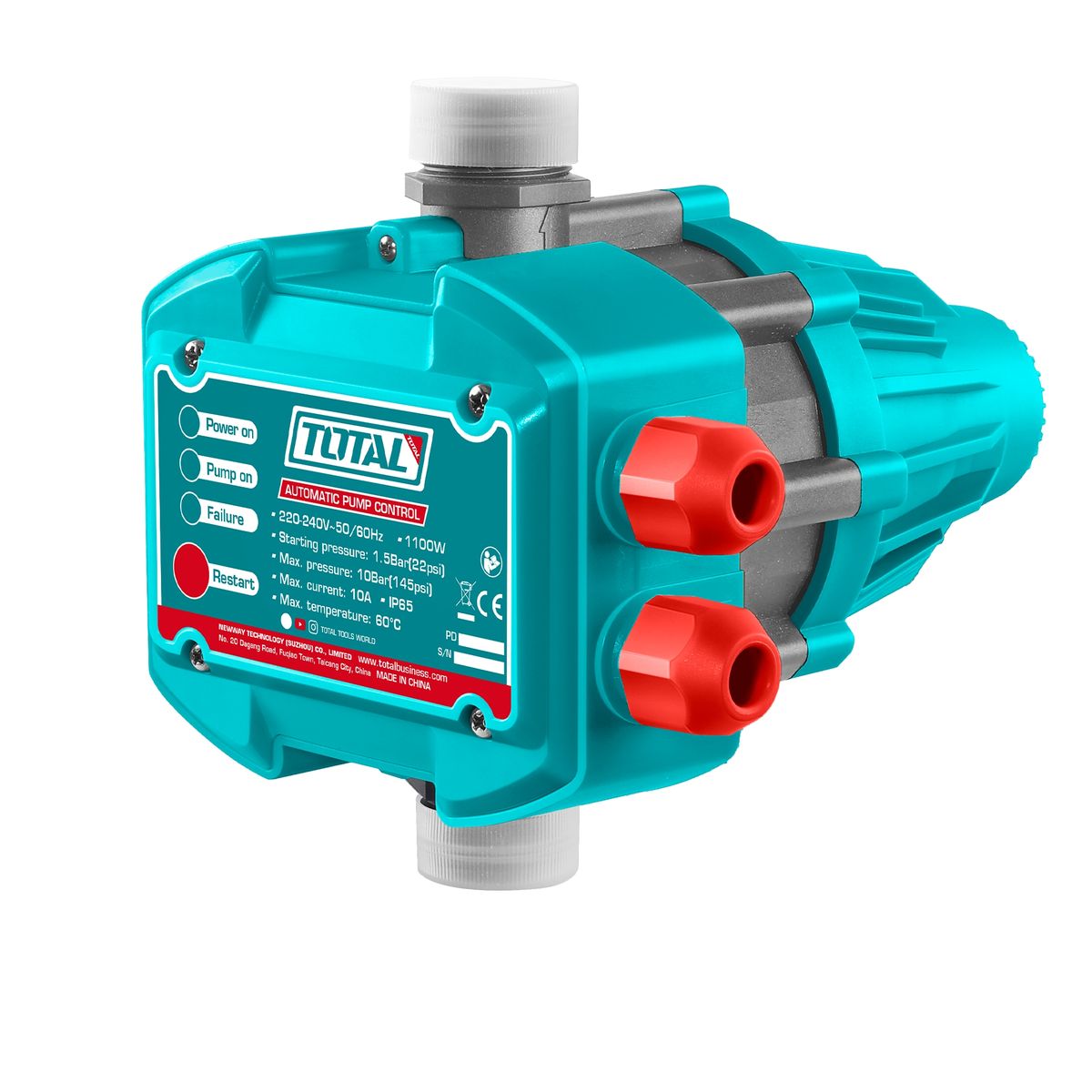 TOTAL TOOLS - Control Automático para Bomba de presión 1 Total