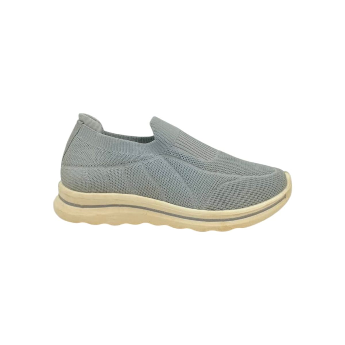 HERIEL - Zapatilla Gris Textil Mujer