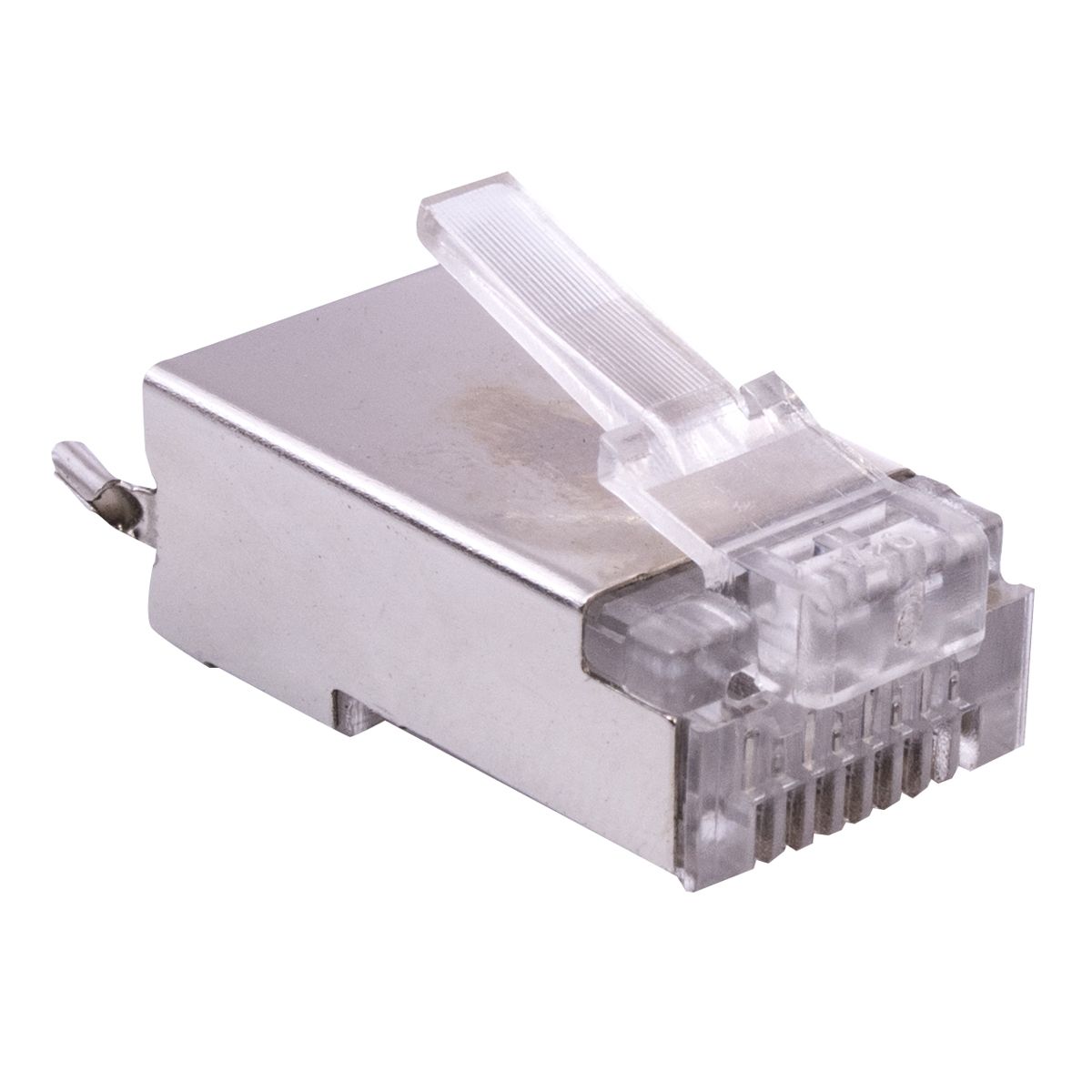 ATLANTICSWIRE - CONECTOR RJ45 CAT6 FTP, METALICO CON TIERRA 100 UNI.