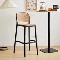 Taburete piso de Bar Urban 65 cm Polipropileno - Negro