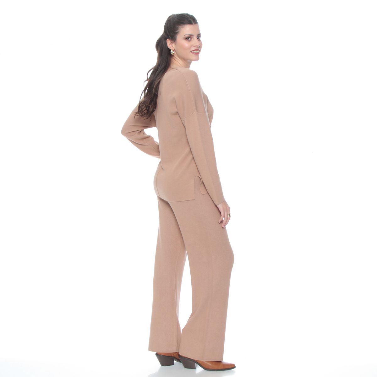 WADOS - CONJUNTO SWEATER Y PANTALON SOLIDO