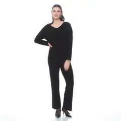 WADOS - CONJUNTO SWEATER Y PANTALON SOLIDO