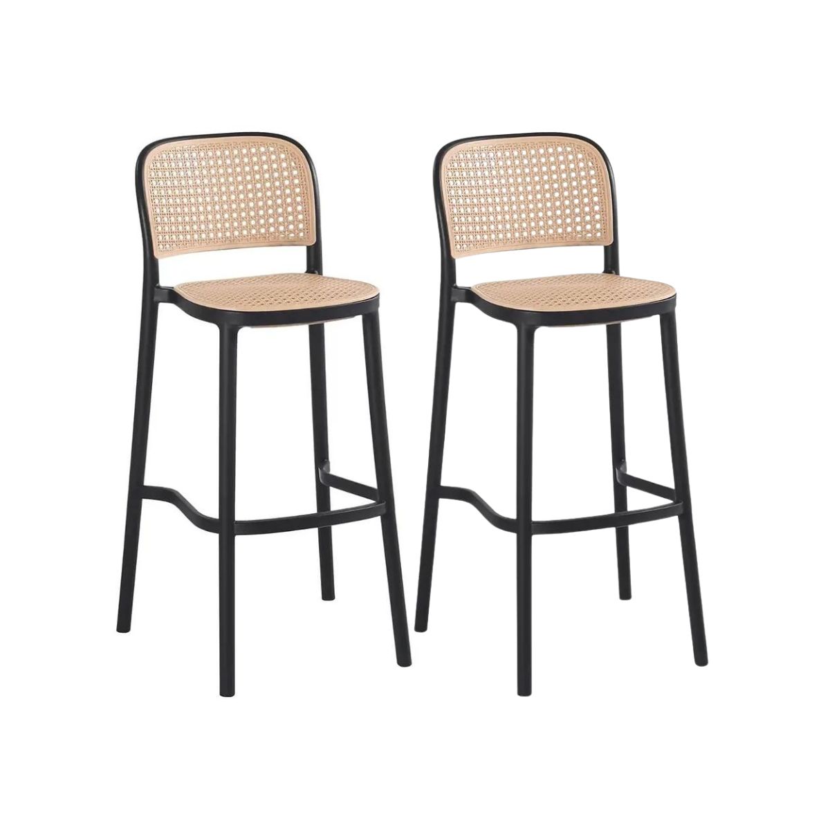 HABITA2 CHILE - Pack 2 Taburete piso de Bar Urban 65 cm Polipropileno