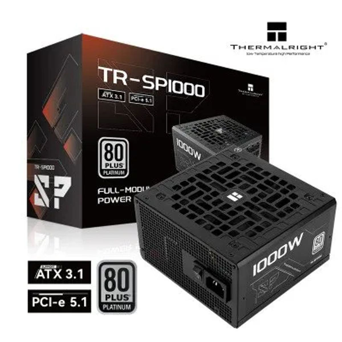 GENERICO - Thermalright Fuente poder  1000W 80+ Platinum FULL modular ATX 31 TR-SP1000