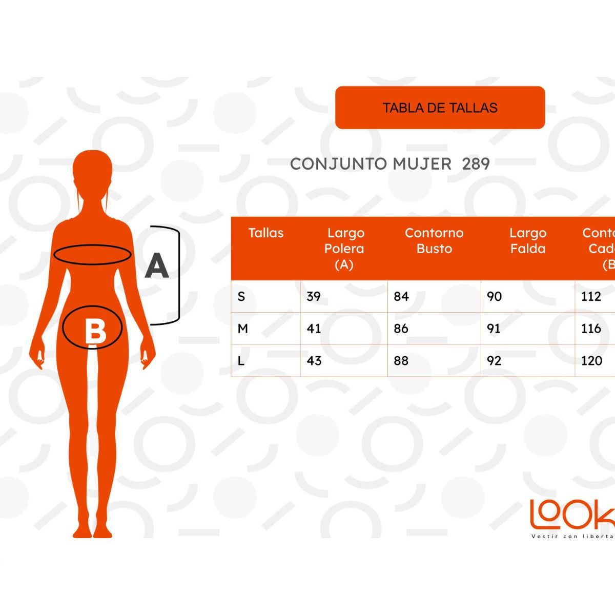 LOOK SHOP - Conjunto Premium, Dos Piezas Primavera Verano. Juvenil 289