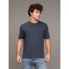 CALVIN KLEIN - Polera Washed Azul
