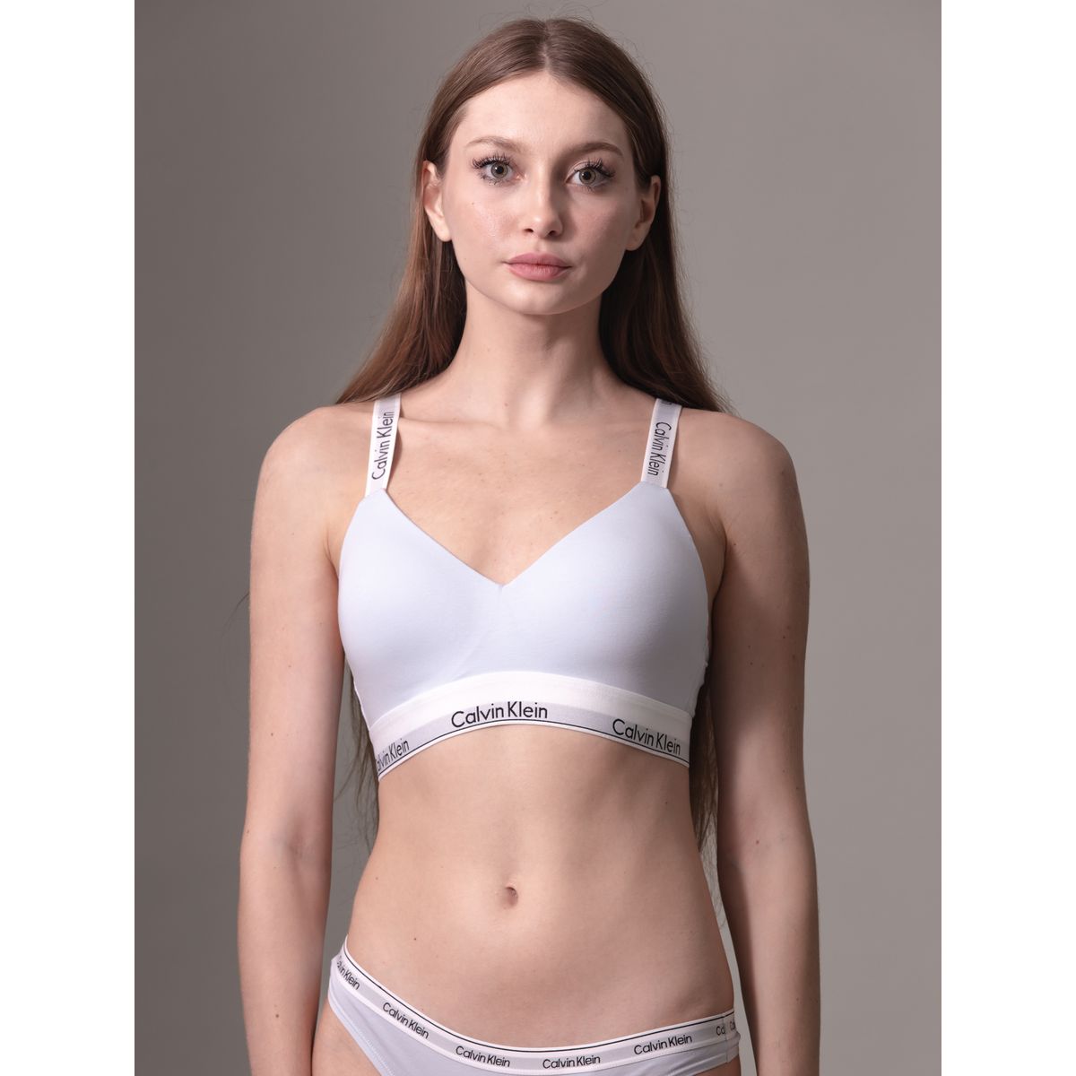 CALVIN KLEIN - Bralette Icon Cotton Lila Calvin Klein