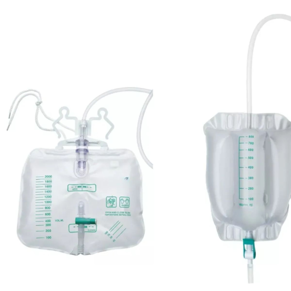 BRAUN - Pack Bolsa Orina Cama 2l + Pierna Urimed Tribag 800ml Braun