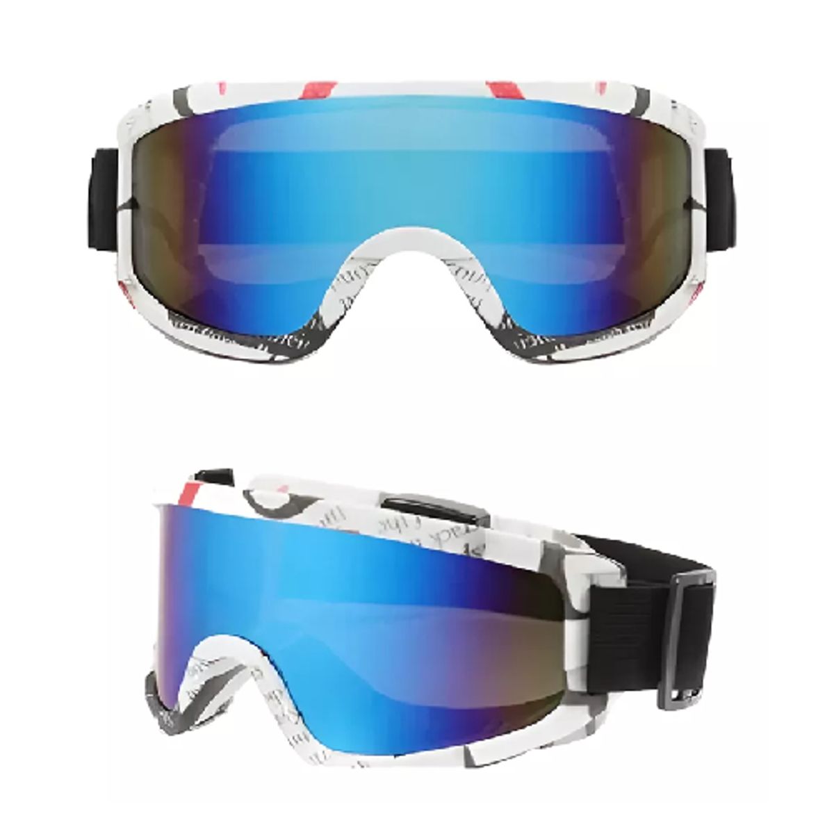 GENERICO - Antiparra lentes nieve adultos ski y snowboard multicolor