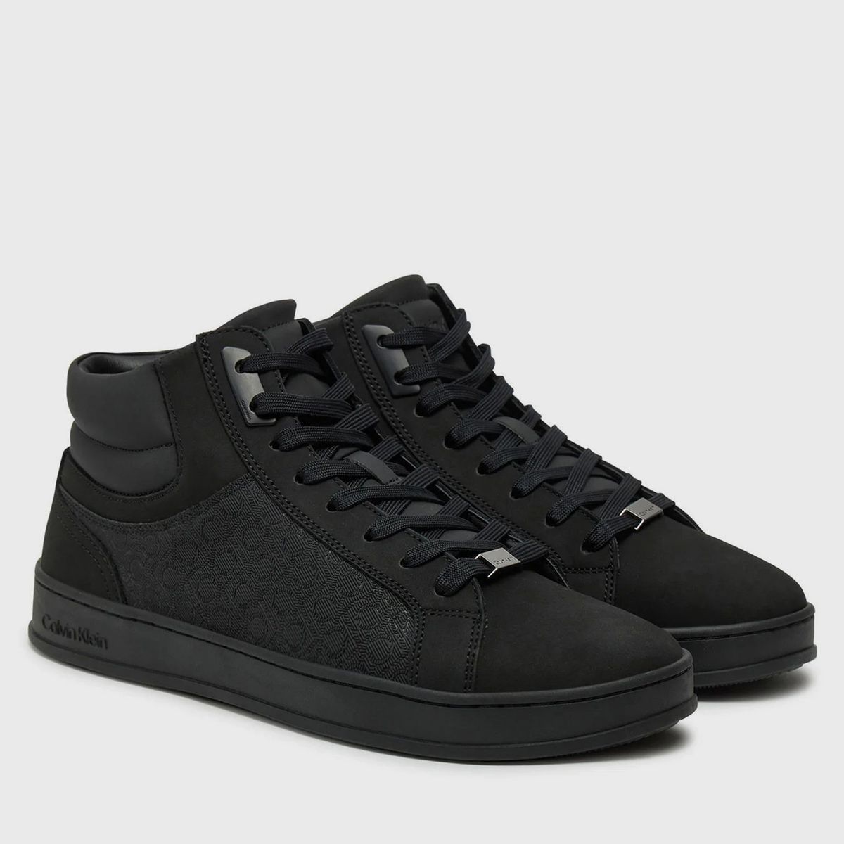 CALVIN KLEIN - Zapatillas High Top Lace Up Mono Negro Calvin Klein