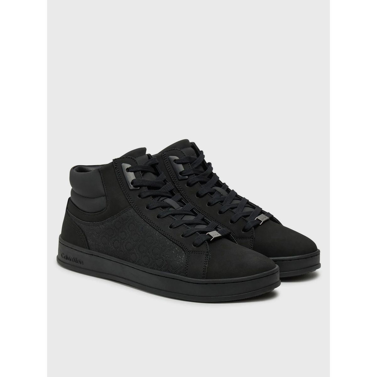 CALVIN KLEIN - Zapatillas High Top Lace Up Mono Negro Calvin Klein