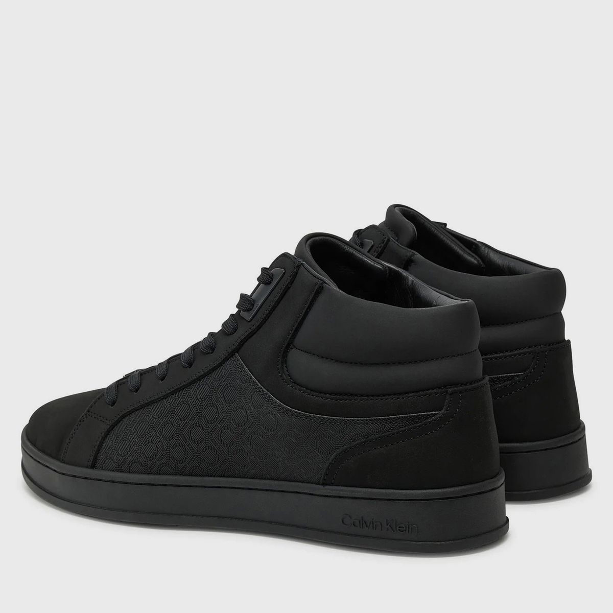 CALVIN KLEIN - Zapatillas High Top Lace Up Mono Negro Calvin Klein