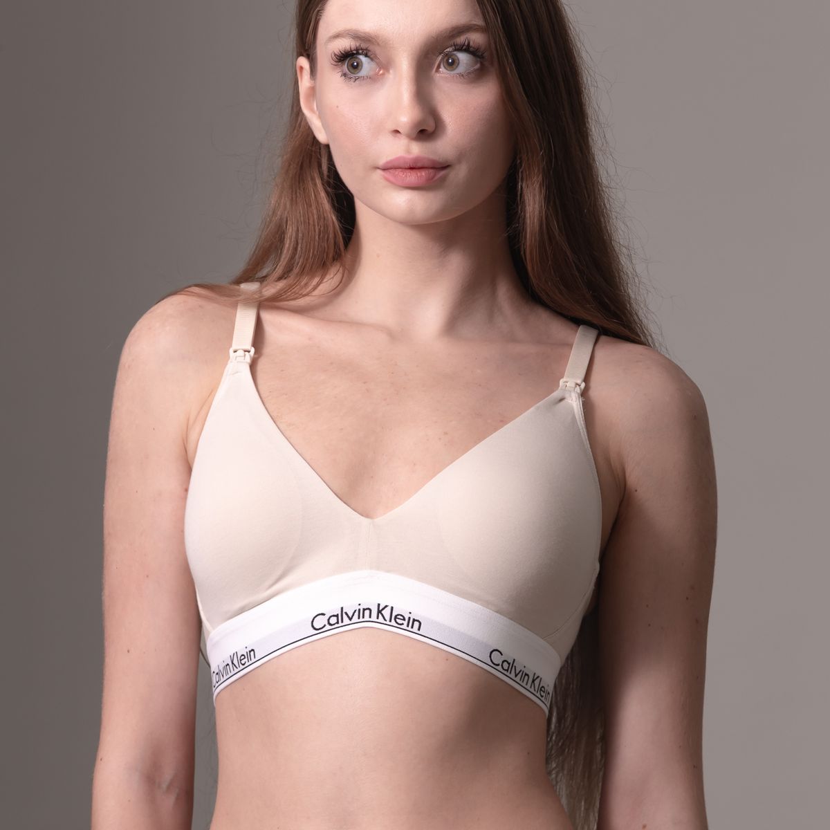 CALVIN KLEIN - Bralette Materno Lightly Lined Beige Calvin Klein