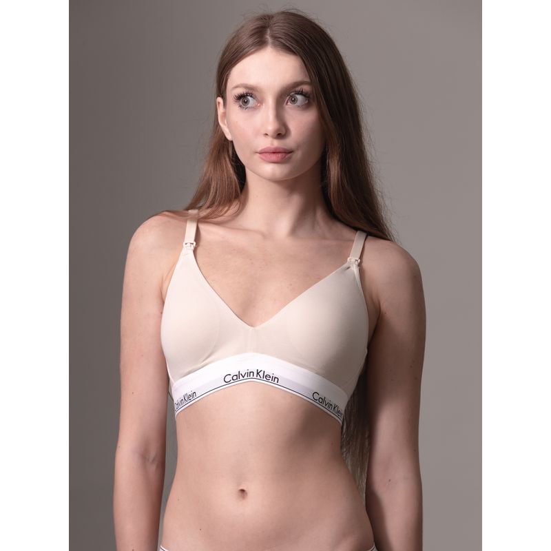 CALVIN KLEIN - Bralette Materno Lightly Lined Beige Calvin Klein