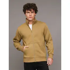 CALVIN KLEIN - Polerón con Cierre Logo Tape Verde