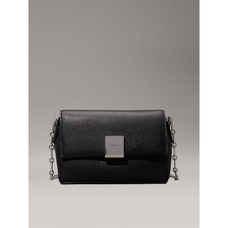 CALVIN KLEIN - Bandolera Ck Plaque Negro Calvin Klein