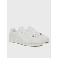 CALVIN KLEIN - Zapatillas Low Top Lace Up Mono Blanco