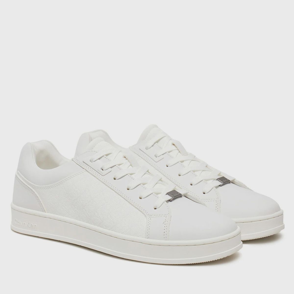 CALVIN KLEIN - Zapatillas Low Top Lace Up Mono Blanco Calvin Klein