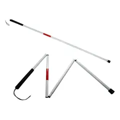 GENERICO - Bastón Movilidad Plegable Retráctil Ciego Baston Guia Visual