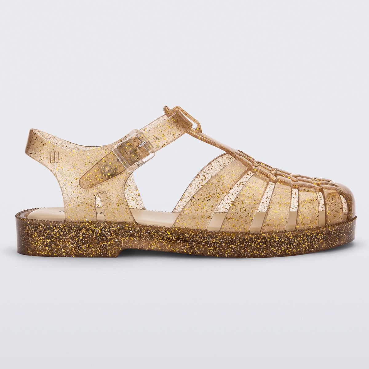 MELISSA - Mini Melissa Possession Shiny Infantil Beige Glitter
