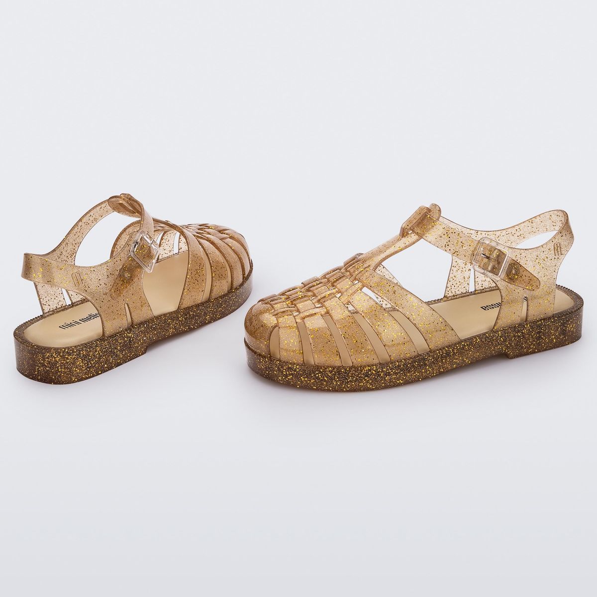 MELISSA - Mini Melissa Possession Shiny Infantil Beige Glitter