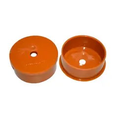 GENERICO - Pack 2 tapon protector tirantes PVC 75mm