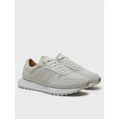 CALVIN KLEIN - Zapatillas Low Top Lace Up Suede Gris