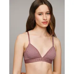 CALVIN KLEIN - Bralette Triángulo Intrinsic Unlined Morado