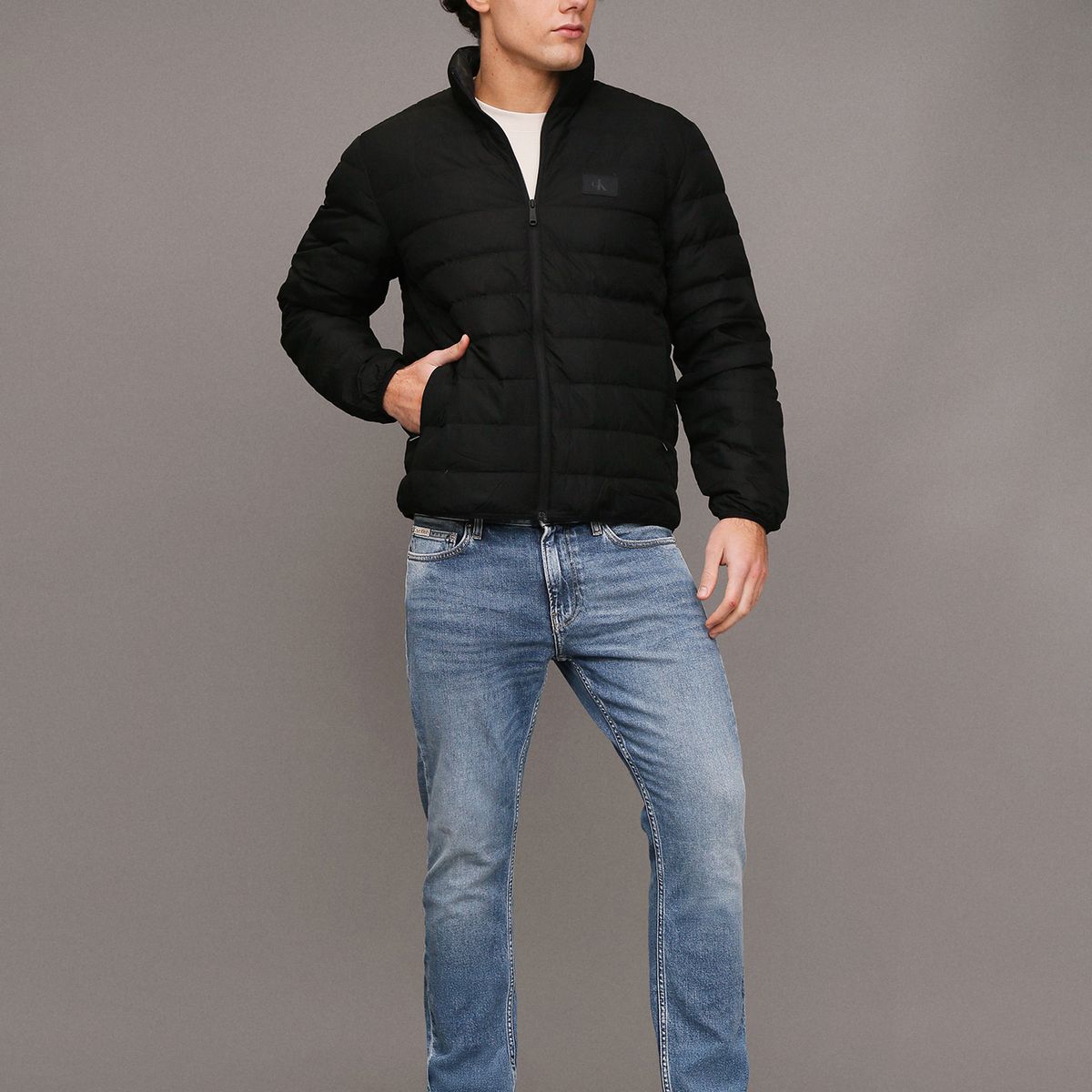 CALVIN KLEIN - Chaqueta Ul Down Negro Calvin Klein