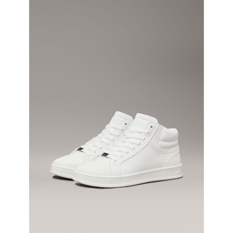 CALVIN KLEIN - Zapatillas High Top Lace Up Mono Blanco Calvin Klein