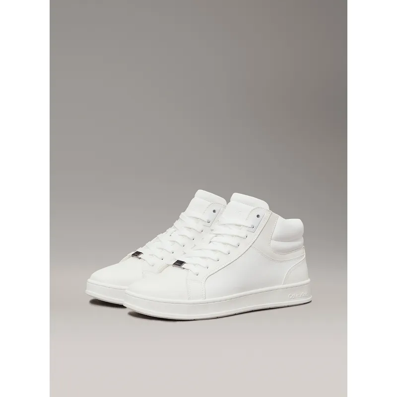 CALVIN KLEIN - Zapatillas High Top Lace Up Mono Blanco Calvin Klein