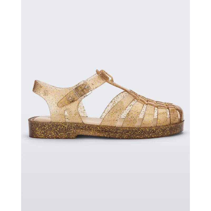 MELISSA - Mini Melissa Possession Shiny Infantil Beige Glitter
