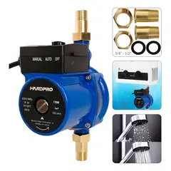 HOMEBRANDT - Bomba Presurizadora Agua Hardpro Calefont 33lmin 130w