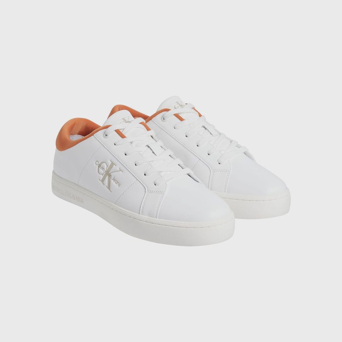 CALVIN KLEIN - Zapatillas Classic Cupsole Low Laceup Blanco Calvin Klein