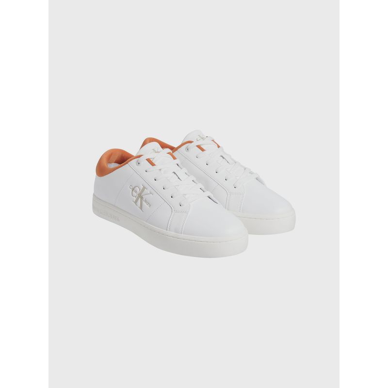 CALVIN KLEIN - Zapatillas Classic Cupsole Low Laceup Blanco Calvin Klein
