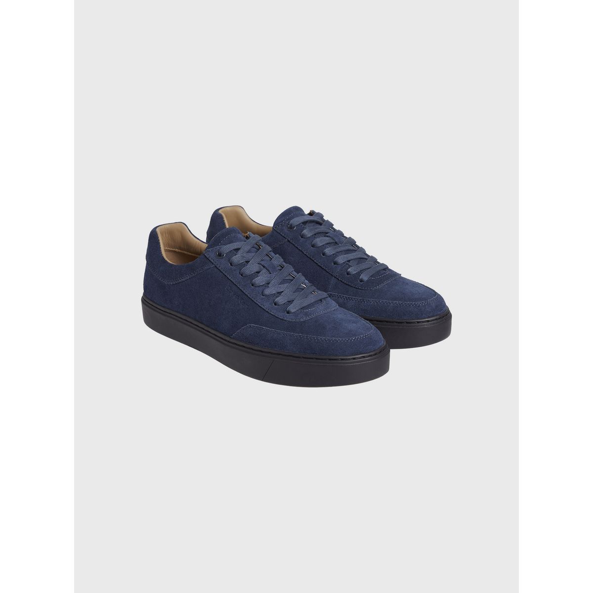 CALVIN KLEIN - Zapatillas Lace Up Suede Azul Calvin Klein