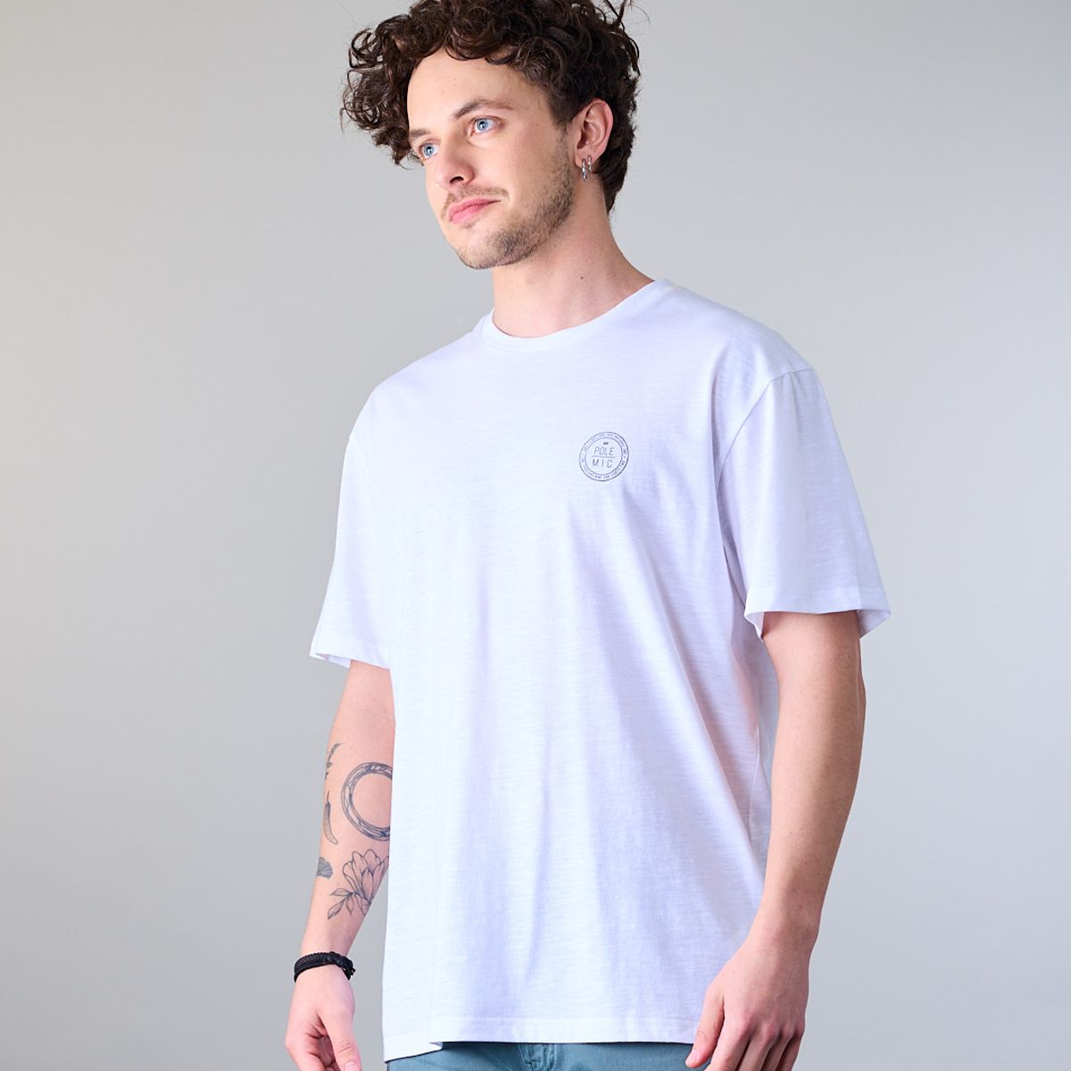 POLEMIC - Polera hombre manga corta tipo Bambu XV1700 Polemic