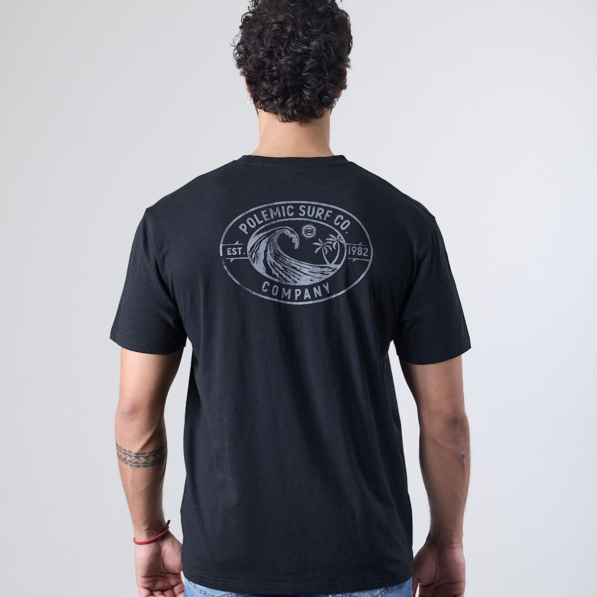 POLEMIC - Polera hombre manga corta tipo Bambu XV1700 Polemic