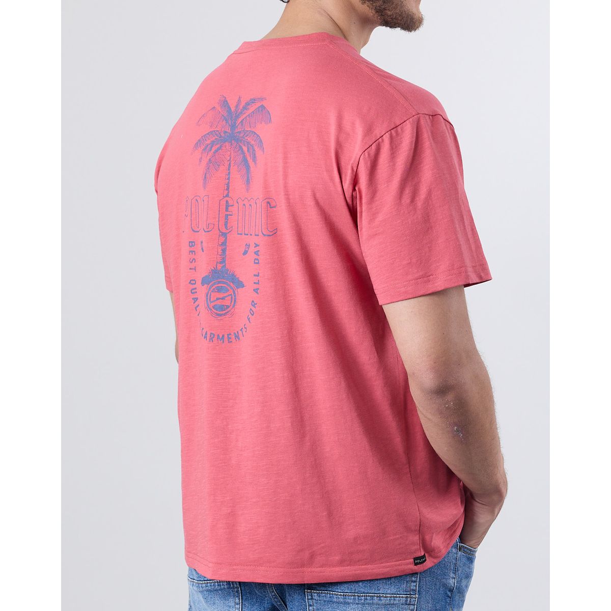 POLEMIC - Polera hombre manga corta tipo Bambu XV1700 Polemic