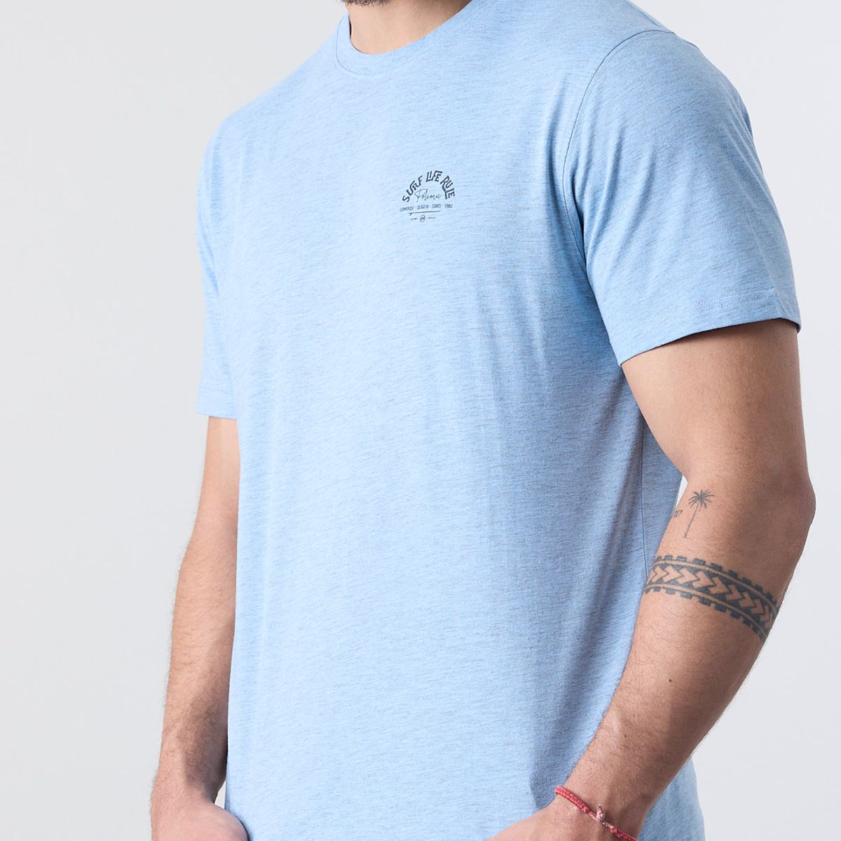 POLEMIC - Polera hombre manga corta Melange XV1713 Polemic