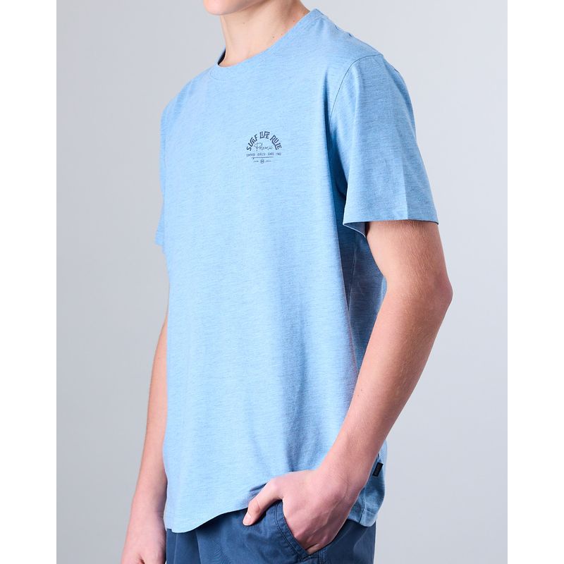 POLEMIC - Polera manga corta Junior Melange XV1313 Polemic