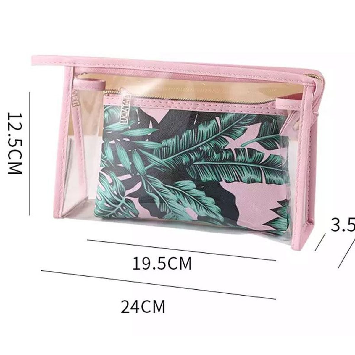 GENERICO - Kit De Cosmetiquero Práctico Y Compacto 2 En 1