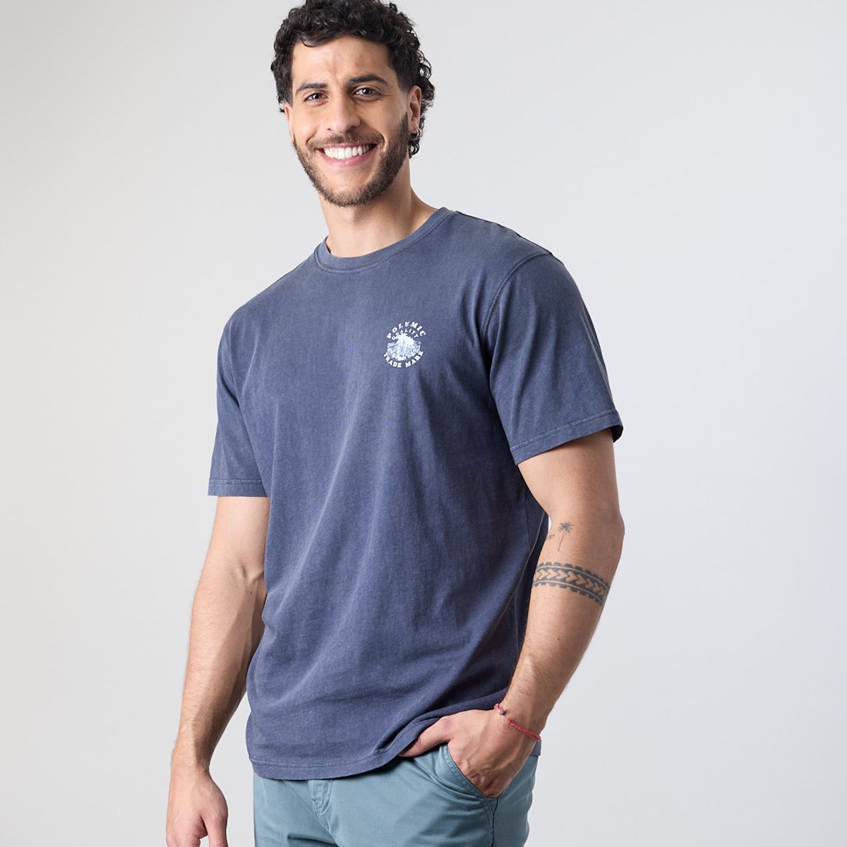 POLEMIC - Polera hombre manga corta Beach XV1772 Polemic