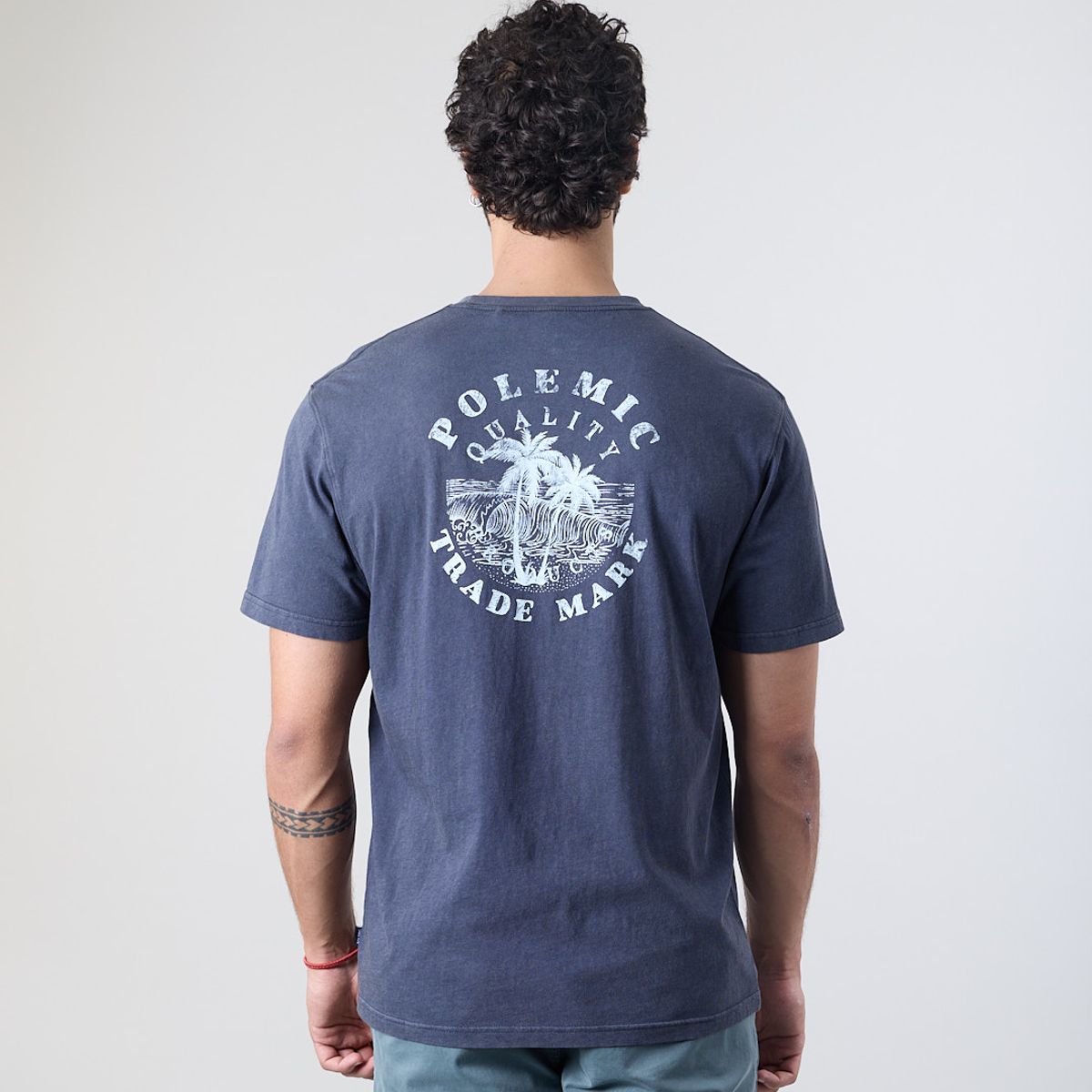 POLEMIC - Polera hombre manga corta Beach XV1772 Polemic